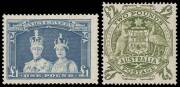 1914-65 MUH/MH collection in a s/book, as singles and sets, with pairs and blocks throughout, incl. imprints. Noted 6d Kooka (2*), 3d Kooka s/sheet**, &pound;1 Robes* and &nbsp;Arms set 5/- - &pound;1**, the &pound;2* with "Roller Flaw". Various h/values in quantity incl. 2/3 c