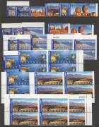 2 s/books of Hagners with a MUH accumulation, majority more recent years incl. singles, sets, blocks, s/sheets, Peel & Stick strips etc. Noted International Post to $10.00, commemorative Framas (incl. varieties), and Exhibition o'pts. Extras incl. CTO's a - 2