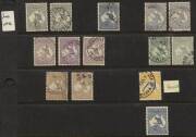 General collection on Hagners; 1st Wmk. to 1/- (26 incl. 2 inverted wmks), 2nd Wmk. to 5/- (14 incl. 2&frac12;d MH), 3rd Wmk. to 10/- (28 incl. 2 inverted wmks & 10/- t/graph punct.), Sm. Mult. to 5/- (10) and CofA to &pound;2 (19). All in various quantities, mixed co - 3