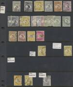 General collection on Hagners; 1st Wmk. to 1/- (26 incl. 2 inverted wmks), 2nd Wmk. to 5/- (14 incl. 2&frac12;d MH), 3rd Wmk. to 10/- (28 incl. 2 inverted wmks & 10/- t/graph punct.), Sm. Mult. to 5/- (10) and CofA to &pound;2 (19). All in various quantities, mixed co - 4