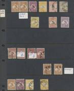 General collection on Hagners; 1st Wmk. to 1/- (26 incl. 2 inverted wmks), 2nd Wmk. to 5/- (14 incl. 2&frac12;d MH), 3rd Wmk. to 10/- (28 incl. 2 inverted wmks & 10/- t/graph punct.), Sm. Mult. to 5/- (10) and CofA to &pound;2 (19). All in various quantities, mixed co - 6