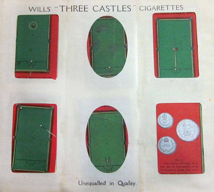 c1900-12 collection in two albums, noted Sniders & Abrahams "Australian Cricket Team 1905" (3); "Billiard Tricks" (5); "Naval & Cricket Terms" (3). Poor/VG condition.