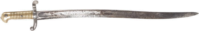 US CIVIL WAR EDGED WEAPON: c1860 bayonet from the American Civil War, 70cm good condition