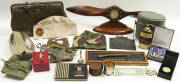 WW1/WW2 MISCELLANEOUS: collection of Australian military items, includes ornaments, patches and various items.