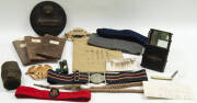WW1/WW2 MISCELLANEOUS: collection of Australian military items, includes ornaments, patches and various items. - 2