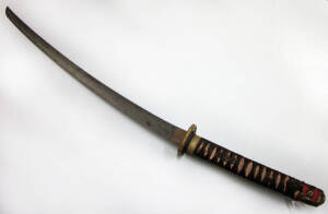 WW2 EDGED WEAPON: Japanese Army 98cm Second World War Shin-Gunto sword, good condition