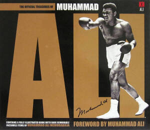 MUHAMMAD ALI: Book "The Official Treasures of Muhammad Ali" by Newsham [Melbourne, 2008], wholesale quantity.