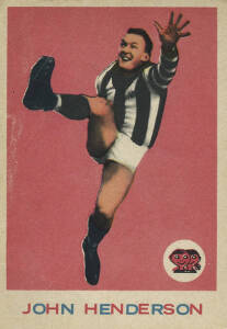 1964 Scanlens "Footballers" No.25 John Henderson (Collingwood). G/VG condition.