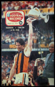 1979 "Football Record"s, collection in folder, with home & away (26). Fair/Good condition.