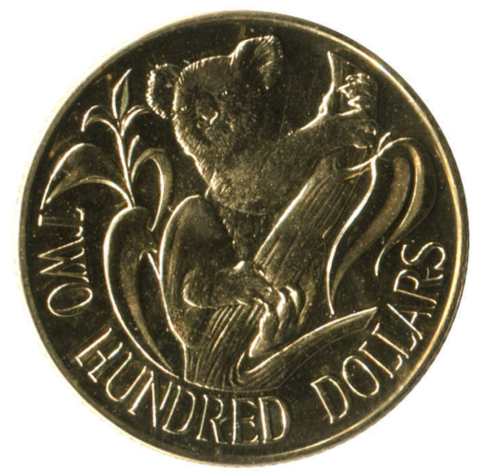 UNCIRCULATED 1980 GOLD Koala.