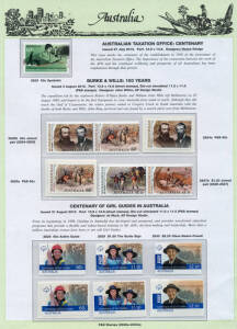 2003-10 collection on Seven Seas hingeless pages. Incl. gutter pairs & strips, Framas, blocks, a few booklets etc. For the collector, some gaps, incl. 2005 Rotary numbered, imperf. s/sheet and 2008 Cinema embellished self-adhesive sheetlet. Postage buyers