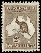 2/- Deep Brown & Third Wmk 2/- Brown; both nicely centred Mint.