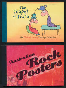 PRESTIGE BOOKLETS; comprehensive range starting with the Leunig and incl. Special Ocassions, Star Signs, Rock & Roll etc. FV of stamps only $800+.
