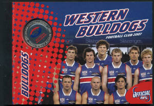 Range incl. Christmas and Prestige groups. Noted 2003 Western Bulldogs with medallion, 2006 C'wealth Games with commemorative coins and 2009 'Birds of a Feather' with "300 issues of Stamp Bulletin" o'pt. FV $585+.