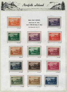 1947-96 collection on Seven Seas hingeless pages, complete apart from Ball Bay white papers & Specimens, incl. s/sheets with Exhibition o'pts. A small number of the earlies MH, otherwise fine & fresh.