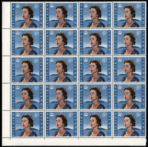 1964-65 (SG.36-48) &frac12;d - 8/- Pictorials: 20 sets in matching lower left blocks of 20. MUH.