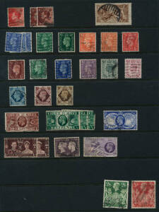 Collection in 2 albums of Hagners starting with a poor 1d black. QV and the George's majority used. QEII both mint & used, good range of Machins & decimals MUH. Extras incl. hingeless pages, catalogues & 3 satchels of The Royal Papers.
