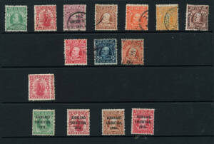 QV to KGVI on Hagners, mixture of mint & used incl. QV defin. to 5/-, 1906 Christchurch set*, 1913 Auckland set* and Smiling Boys*. QEII & decimals on Seven Seas hingeless pages to 1997, comprehensive to 1984 as a mixture of */** with a few used, very few