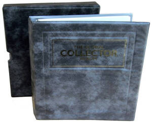 NEW ZEALAND - Vol.1: new GLOBAL albums (without mounts) 1855-1967, with vinyl slipcase, in red (4), blue (1) and silver (1). Plus a new Seven Seas hingeless album 1967-1992 and two NZ empty binders. High retail value.