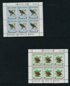 1957-86 complete collection of Health minature sheets. 1991-2001 FU collection on Seven Seas hingeless pages.