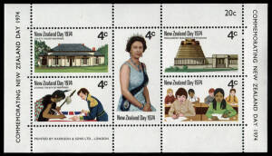 1967 - 1990's accumulation. With definitives & Health issues in sheets/part sheets, souvenir sheets incl. 1974 N.Z.Day, 1979 Health, 1980 Stamp Exhib. and 1981 Health plus 1999 Collector's Folder. Face Value: NZ$720+.