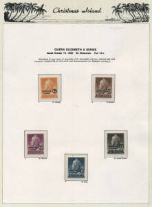 1958-87 Christmas Island and 1979-90 Cocos Keeling Islands MUH collections on Seven Seas hingeless pages,