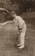 CHARLES MACARTNEY, superb signed photograph of Macartney in his Australian cap, window mounted, framed & glazed, overall 32x42cm. [Charles Macartney played 35 Tests 1907-26, Australian Test Player No.90].