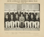 SOUTH AUSTRALIA TEAM PHOTOGRAPHS, noted 1927, 1955, 1957, 1958 & 1968/69, various sizes. Mainly G/VG condition. - 3