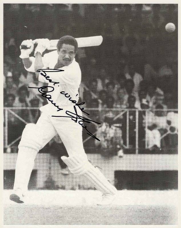 CRICKET PHOTOGRAPHS: Collection with signed photographs (11) including Gary Sobers (3), Wes Hall & David Hookes; Don Bradman photographs (14); Adelaide Oval (7). G/VG.  