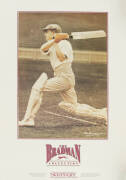 CRICKET POSTERS: c1930s-2000s posters range including 6 signed by Don Bradman. Fair/VG condition. - 3