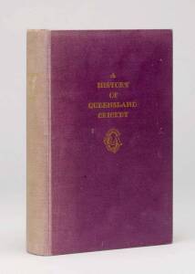 "A History of Queensland Cricket" by E.H.Hutcheon [Brisbane, 1946] with Errata. Some wear to spine, otherwise Good condition.