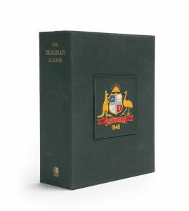 DON BRADMAN, "The Bradman Albums" deluxe leather-bound edition [Sydney, 1987], two volumes in slip-case, limited edition 111/500, signed by Bradman. Each volume additionally endorsed to Keith and signed twice by Don Bradman.