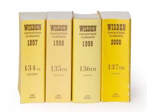 "Wisden Cricketers' Almanack" for 1980-87 & 1989-2000; plus spare of 1985 & "An Index to Wisden Cricketers Almanack 1864-1984". Fair/Good condition.