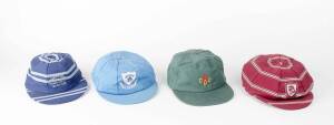 NSW CRICKET CAPS: St.George (Bradman's old club), North Sydney (signed by Stuart MacGill), Sutherland & Paramatta District. G/VG condition.
