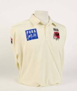 MATTHEW ELLIOTT: Clothing with South Australia One-Day jumper; Redbacks shirts (4 - one signed); Redbacks jacket (name on tag); thigh pad. [Matthew Elliott played 21 Tests for Australia 1996-2004].