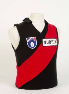 ESSENDON: 1993 Essendon jumper, number 13 Michael Long, signed on number by Darren Bewick & Gary O'Donnell. Player issue jumper from Premiership year.