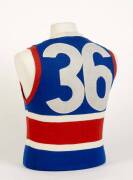 FOOTSCRAY: late 1970s/early80s Footscray jumper, number 36. Rare player issue jumper (small hole in front). - 2