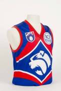 FOOTSCRAY: 1995 Footscray pre-season away jumper. Rare pre-season away jumper.