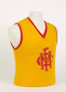 MELBOURNE: mid 1990s Melbourne training jumper, number 3 Gary Lyon. Rare training jumper with the traditional MFC logo.