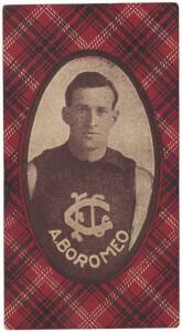 1921 McIntyre Bros. "Football Champion Series 1" [1/18] - A.Boromeo (Carlton). G/VG. Rare.