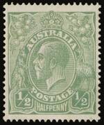 &frac12;d Green, variety &ldquo;Thin 1 in fraction at right&rdquo;, very fine lightly mounted mint.&nbsp; Only five&nbsp; examples recorded, this being the finest. - SG.20d &pound;18,000, BW.63(5)m - $20,000. 2006 Drury Certificate.