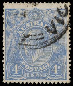 4d Dull Ultramarine, Harrison Plates, INVERTED watermark; BW.113Ba - $1,000.