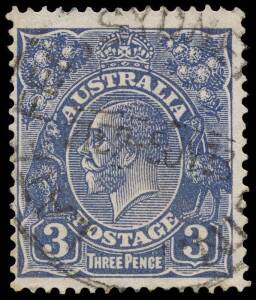 3d Blue, INVERTED watermark; SG.128w - &pound;16,000, BW.109a - $40,000. Fine used.&nbsp;