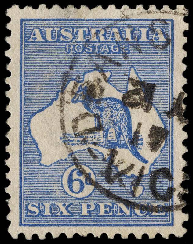 6d Ultramarine (Die 2), the "Substituted cliche - Die 2A" variety, FU with part DEANS MARSH cds. BW:19(1)ha - $3750. SG.38a - £1500.