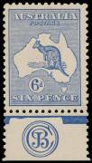 6d Blue (Die 2) JBC Monogram single from Plate 1, superb MVLH. BW:19(1)zc - $3000.