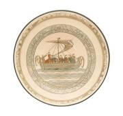 Royal Doulton "Bayeax Tapestry" patterned fruit bowl. Diameter 23cm - 2