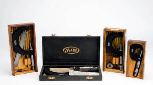 MICROMETERS: Group of four vintage micrometers in boxes.