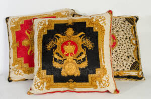 Set of 8 Versace style decorative cushions