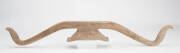 A Carved Ritual Monkey, Two Backstrap Looms and Ceremonial Mat.&nbsp;Mentawai Island; Bali; Lombok; Sumatra, Indonesia. Carved wood, rattan, cotton, twine and pokerwork. 51cm; 91cm; 101cm and 50cm long (4) - 3