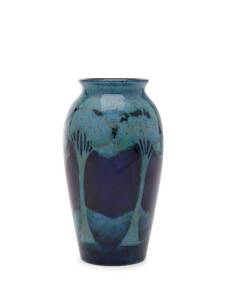 MOORCROFT Moonlit Blue vase. Height 13cm.
